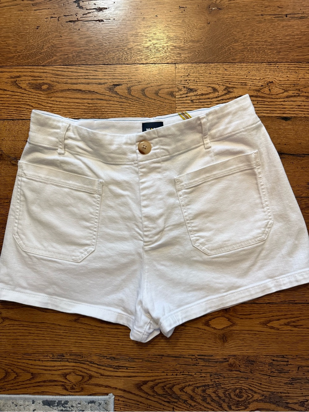 Maeve Collette white Cotton Blend Women's Shorts